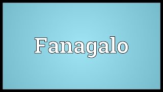 Fanagalo Meaning [upl. by Salta]