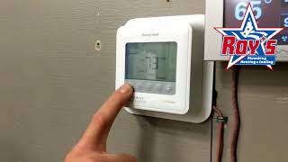 How to Use Your Honeywell T4 Pro Thermostat [upl. by Leahcar]