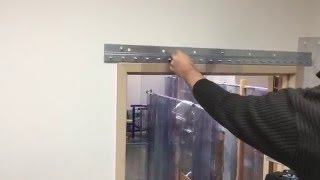 Strip Door Installation Demo [upl. by Marcie927]