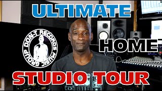 ULTIMATE HOME STUDIO TOUR  DonT Records Music Group Studio Tour [upl. by Nyrek]