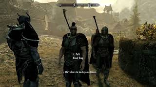 Skyrim Elder Scrolls V  Hired Thugs try to teach the Dragonborn a “lesson” [upl. by Helaine]