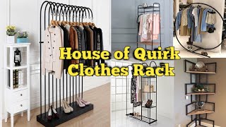 House of Quirk Clothes Rack Heavy Duty Clothes Rail Garment Rack [upl. by Yanehs503]