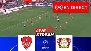 🔴EN DIRECT Brest contre Bayer Leverkusen  Champions League 2425  Match en direct aujourdhui [upl. by Zita]