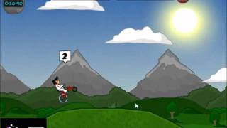 CycloManiacs 2  Flash Game  Gameplay [upl. by Ralina]