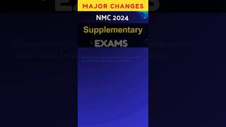 Supplementary Exams NMC 2024 Changes [upl. by Raphael]