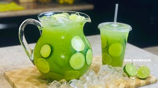 Agua de Pepino 🥒 Con Limon 🍋 [upl. by Sajovich891]