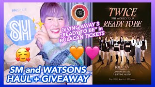 SM amp WATSONS HAUL  GIVING AWAY 3 TICKETS FOR TWICE quotREADY TO BEquot CONCERT IN BULACAN will I watch [upl. by Breskin]