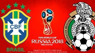 Brazil vs Mexico  FIFA World Cup Russia 2018  PES 2018 [upl. by Billie]