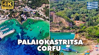 Palaiokastritsa 🌞 Corfu Island Greece 🇬🇷  Beautiful Beaches 🏖️  JoyOfTraveler [upl. by Yleik]