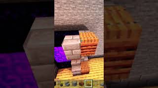 Epic Nether Portal Build StepbyStep Tutorial [upl. by Constantino]