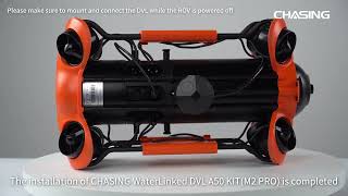 How to install and use CHASING WaterLinked DVL A50 kit [upl. by Nywles603]