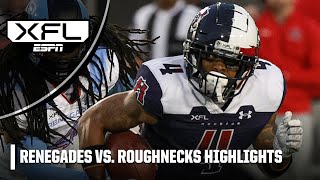 Arlington Renegades vs Houston Roughnecks  Full Game Highlights  XFL on ESPN [upl. by Clausen]