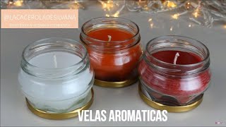 COMO HACER VELAS AROMATICAS MUY FACIL [upl. by Hceicjow]