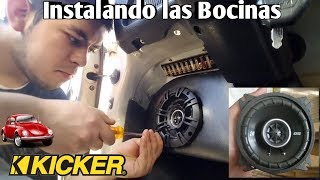 Instalando las Bocinas al Vocho [upl. by Nodababus997]