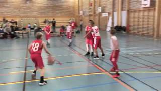 Blackeberg Basket Vällingby Röd vs Djursholm Indians Mixtape 20171111 [upl. by Leunad]