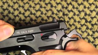 ASG CZ75 Gas Blowback Airsoft Pistol by AirsoftMastercom [upl. by Cayser]