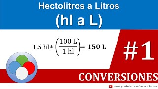 Hectolitros a Litros hl a L  parte 1 [upl. by Labanna]