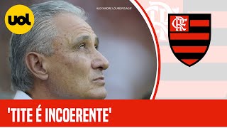 TITE NUNCA FALOU NADA QUANDO ESTAVA DENTRO DA CBF COLUNISTAS DETONAM TREINADOR DO FLAMENGO [upl. by Halimak]