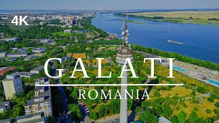 GALATI Romania 4K Drone 🇷🇴  Aquapark  Danube Bridge or Braila Bridge  Галац Румунія [upl. by Ahsart]