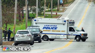 Watch Officials hold briefing on shootings in Lewiston Maine  NBC News [upl. by Arin]