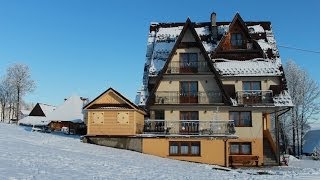 Pensjonat u Bogdana  Biały Dunajec Tatry Zakopane Polska pokoje gościnne [upl. by Aiuqenehs]