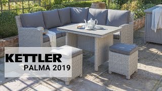 Kettler Palma  Mini Corner Garden Furniture Set  A Closer Look At [upl. by Salamanca]