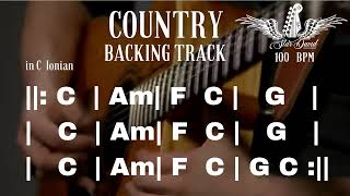 Backing Track Country in C Ionian [upl. by Moulton]