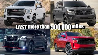 Top 10 Most Reliable SUVs of 2022 2023  That Will LAST more than 500000 miles [upl. by Htrap]