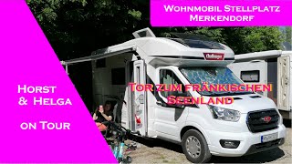 Wohnmobilstellplatz Merkendorf am Naturfreibad 06 2023 [upl. by Brent102]