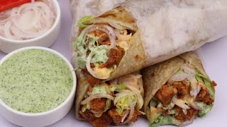 Chicken Tikka Paratha Roll By Recipes of the World [upl. by Rheta]