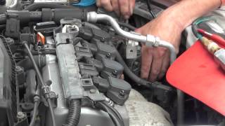 DIY Timing Belt Service 17 2003 Honda Civic SOHC [upl. by Pickett]