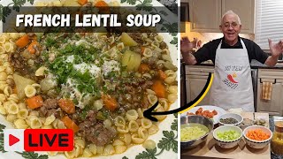 French Lentil Soup with Sausage by Pasquale Sciarappa [upl. by Llenra762]