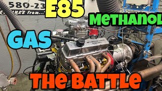 Dyno Testing Gas Vs E85 Vs Methanol [upl. by Natanhoj]