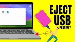 Eject USB on Mac  Properly Eject External Hard Drives on Macbook Air Pro iMac [upl. by Occir]