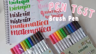 🖊¹ PENTEST  testando as BRUSH PEN que comprei na SHOPEE [upl. by Obla]