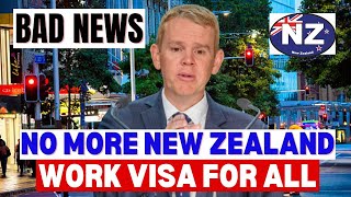 New Zealand Work Visa Changes New Zealand Tightens Work Visa Requirements In 2024 No More NZ Visa [upl. by Mcmurry]