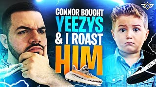 CONNOR BOUGHT YEEZYS I ROAST HIM Fortnite Battle Royale [upl. by Inilahs]