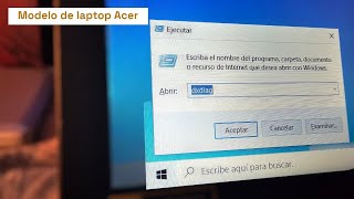 Cómo saber el modelo exacto de una laptop acer  DXDIAG [upl. by Elpmid]