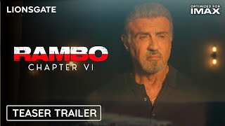 RAMBO 6 NEW BLOOD  Teaser Trailer  Sylvester Stallone Jon Bernthal  Lionsgate [upl. by Inoy]