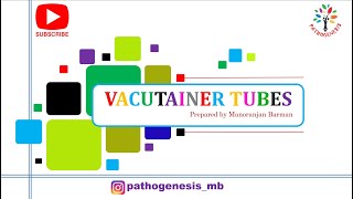 Types of Vacutainers blood collection tubes ll Vacutainers l PATHOGENESIS BarmanSir [upl. by Angid]