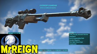 FALLOUT 4  OVERSEERS GUARDIAN RIFLE  Unique Weapon Location amp Showcase [upl. by Anialahs7]