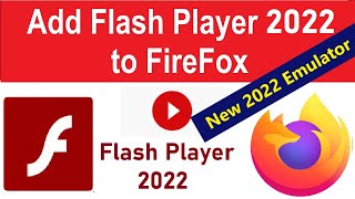 How To Enable New Flash Player 2022 On Mozilla Firefox  How To Play Flash Content On Firefox [upl. by Ttreve]