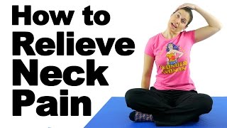 Neck Pain Relief Stretches amp Exercises  Ask Doctor Jo [upl. by Annaierb]