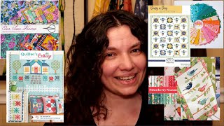 Fabric Patterns and Books Spring Quilting Inspiration quilttube [upl. by Rotceh]