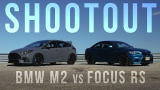 Shootout BMW M2 vs Ford Focus RS [upl. by Leonelle]