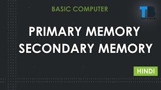 HindiUrdu What is Primary Memory and Secondary Memory  Volatile and Non volatile Memory [upl. by Ainsworth]