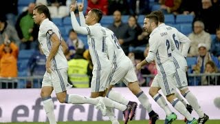 Real Madrid 61 CD Leonesa  GOALS Mariano x 3 James Rodriguez Zidane  COPA DEL REY REVIEW [upl. by Weidman]