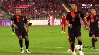 BELGIUMs highlights 42 Netherlands  Friendly  20120815 [upl. by Rheinlander]