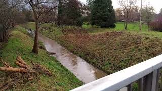 Timperley Brook in flood [upl. by Inaoj]