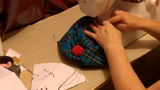 Tam yes a Tam easy sew Scottish hat [upl. by Aierbma]